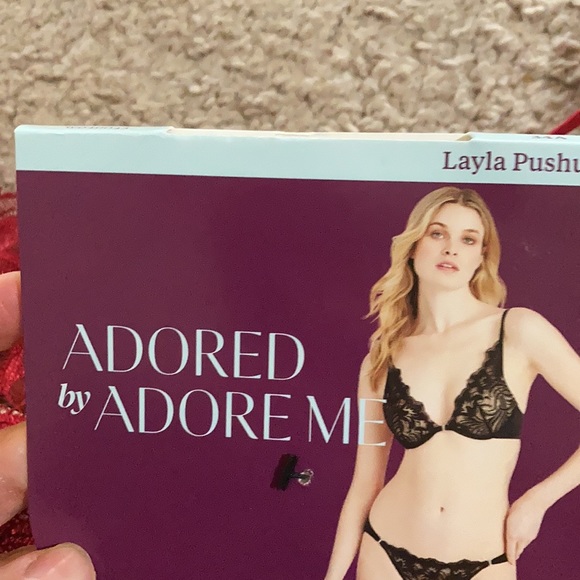 New Layla push up bra red lace multiple sizes - Picture 4 of 7